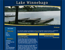 Tablet Screenshot of lakewinnebago.org